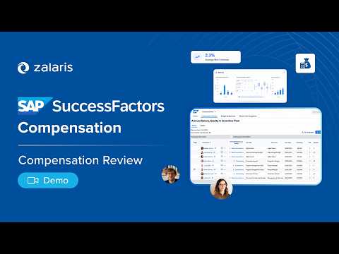 SAP SuccessFactors Compensation Review Demo: Automate Merit Increases