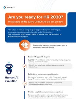Designing the future of work: 9 strategic shifts that will define HR in 2030