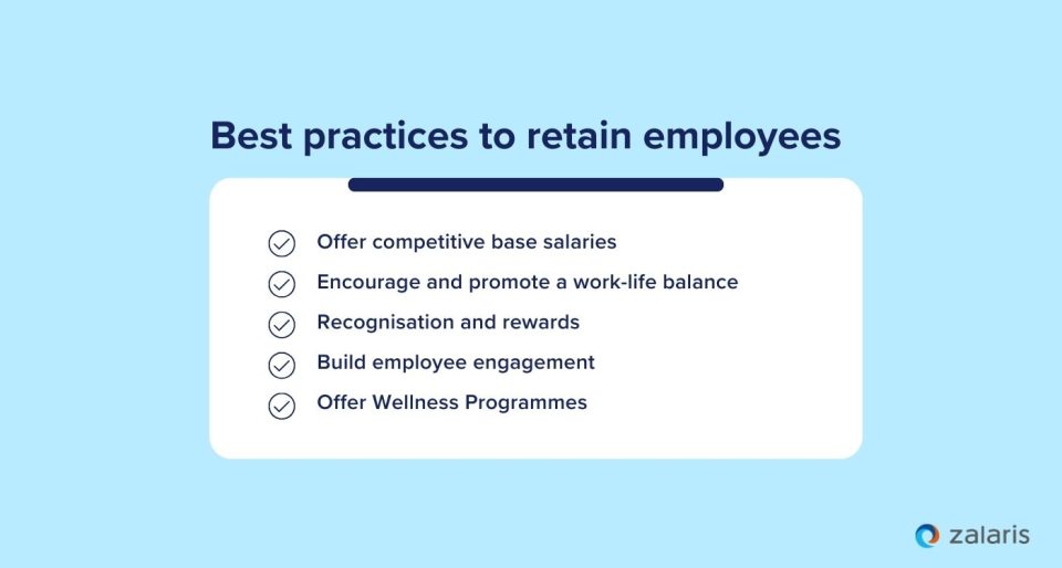 Best practices to retain employees