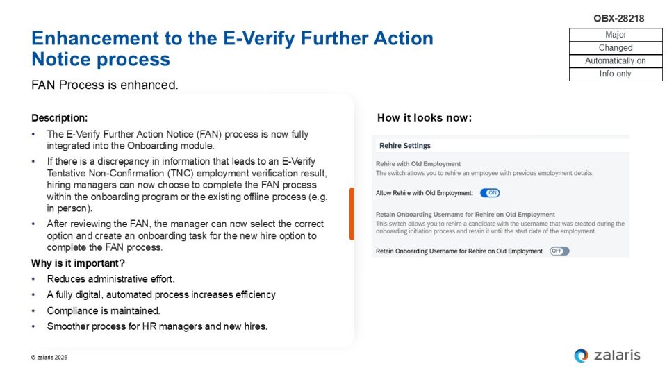 Enhancement to the E-Verify ‘Further Action Notice’ process